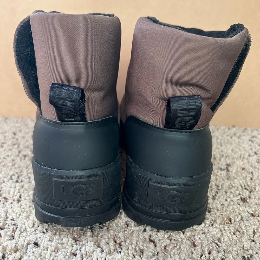 UGG Classic Klamath Mini Suede Boots in Brown Size 7